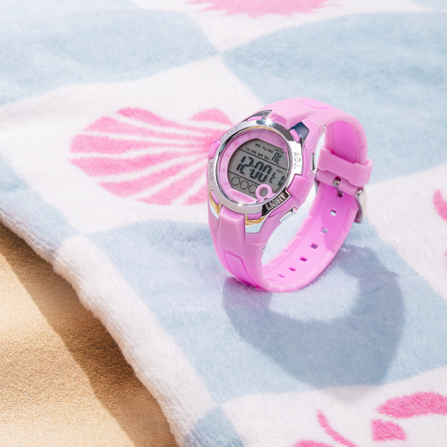 Candy Pink Digital Watch