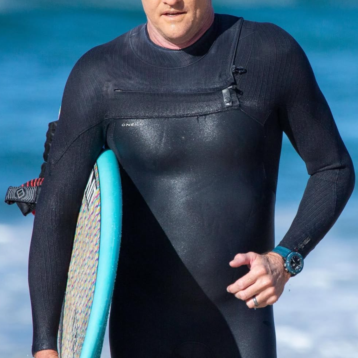 Conquest Blue Analogue Digital Watch