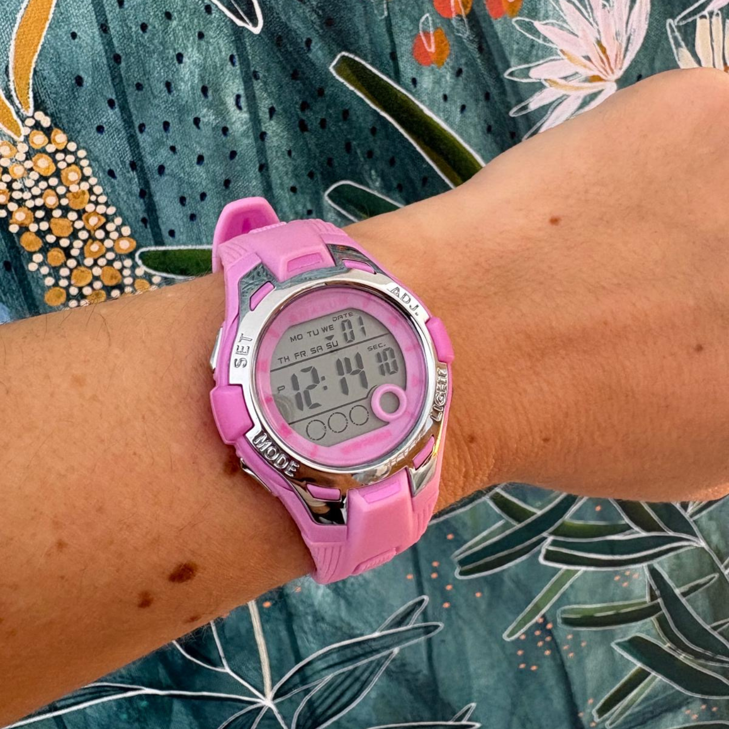 Candy Pink Digital Watch