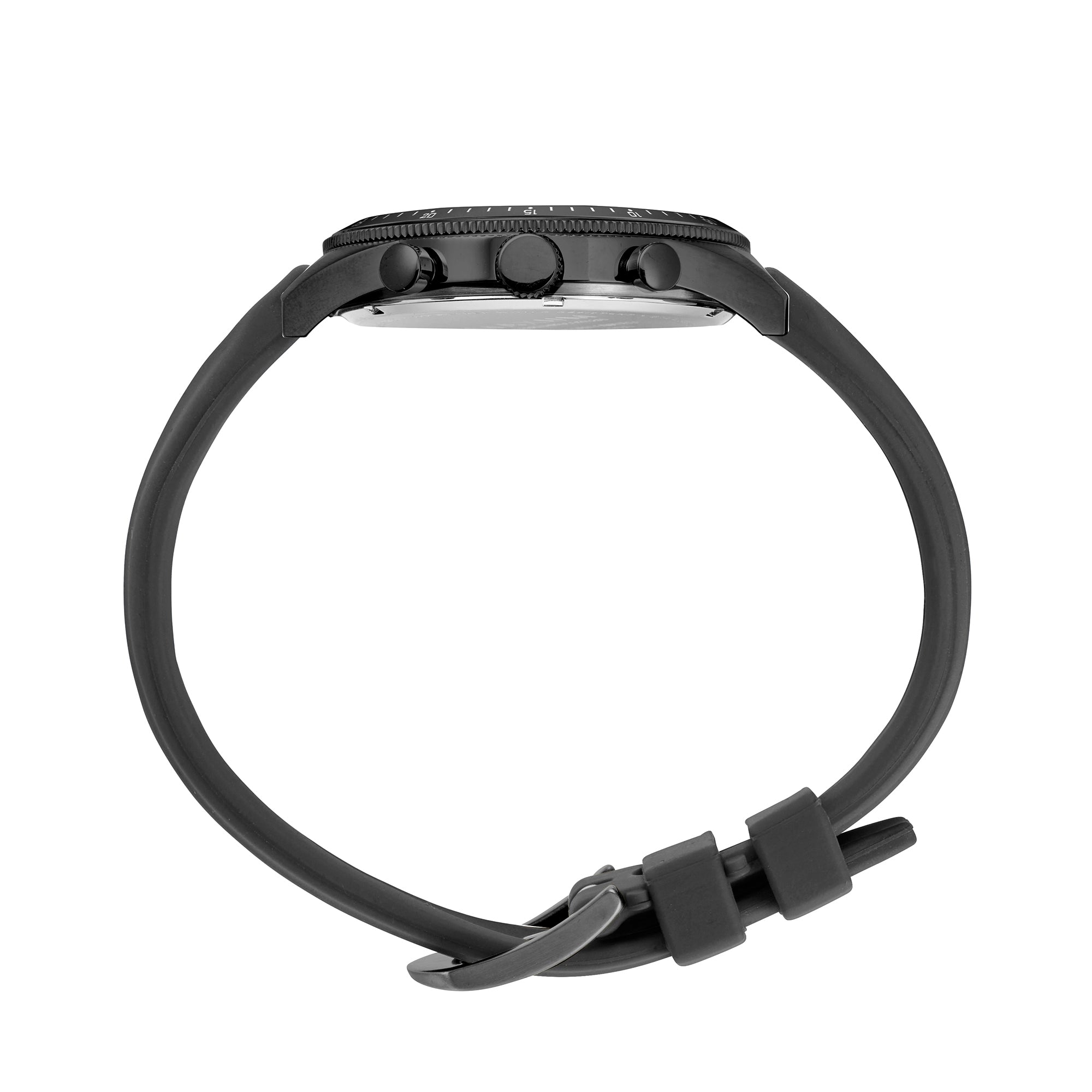 Lansdowne Multifunction Analogue Watch – Black Case, Black Dial & Black Bracelet