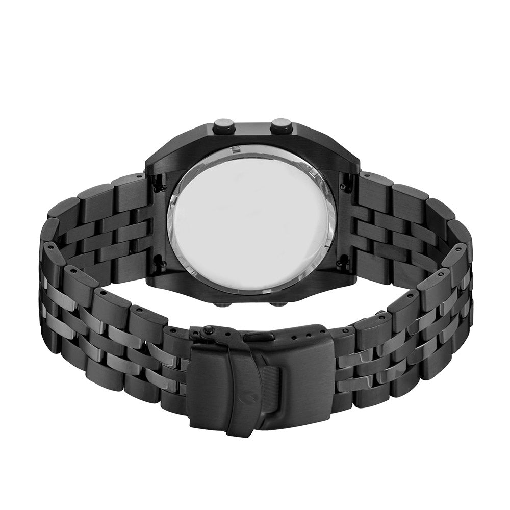 Raglan Black Set - Includes Black Bracelet Tide Watch and Black Silicone Strap