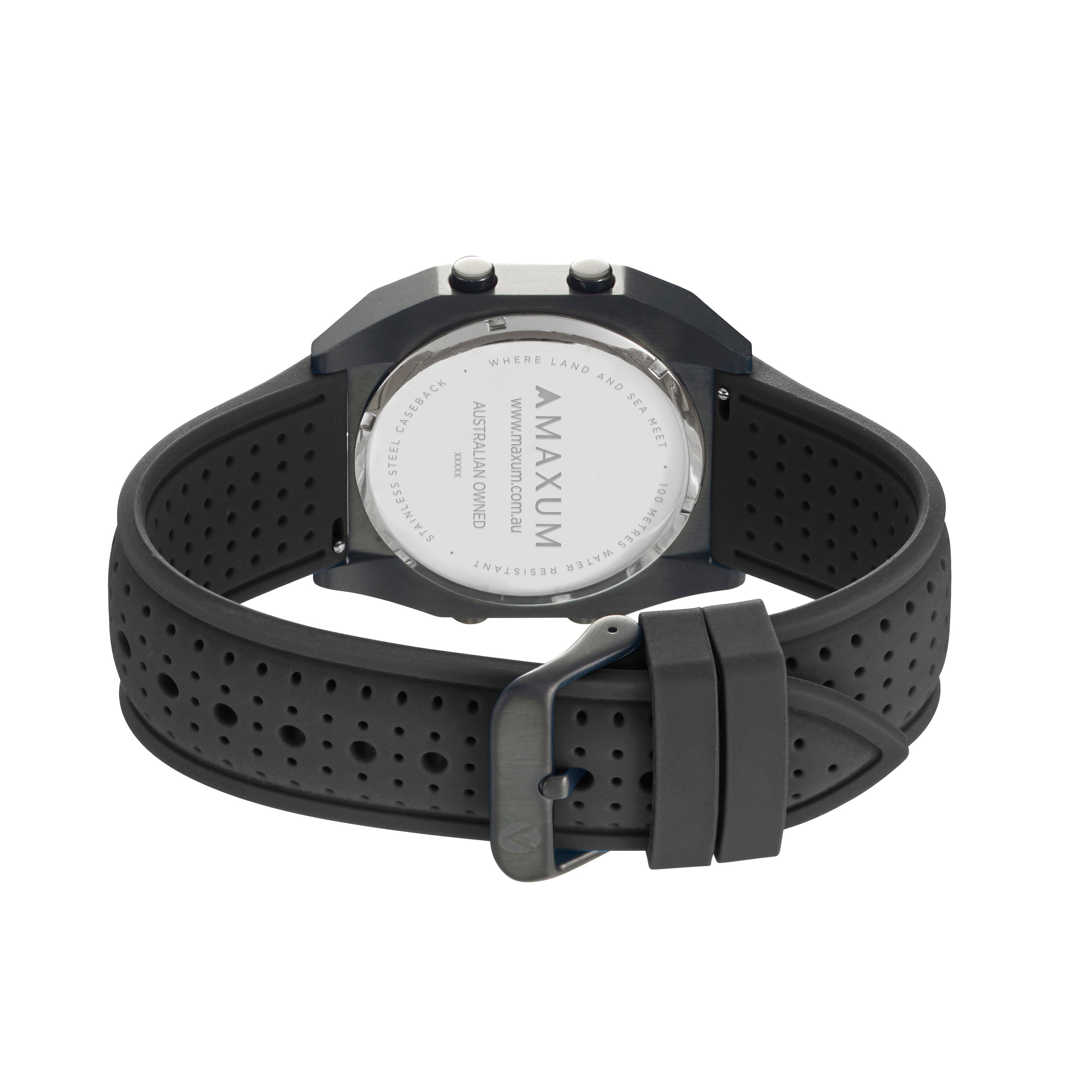 Raglan Black Set - Includes Black Bracelet Tide Watch and Black Silicone Strap