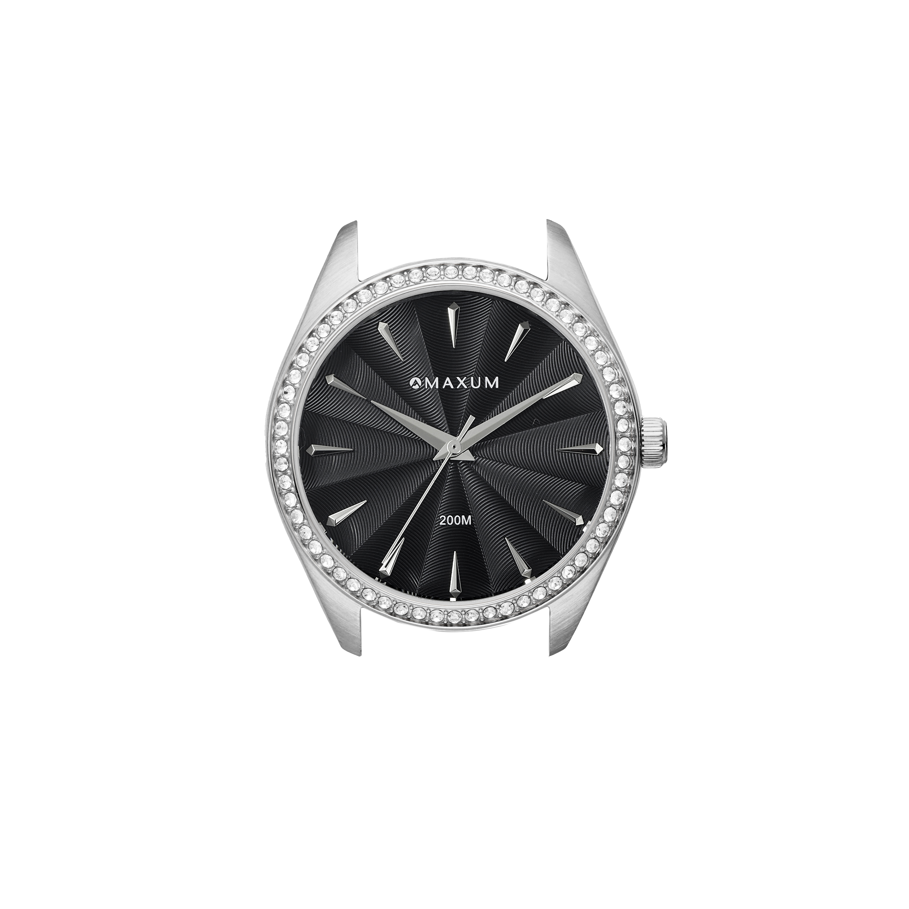 SYDNEY SS WATCH HEAD+BLACK DIAL