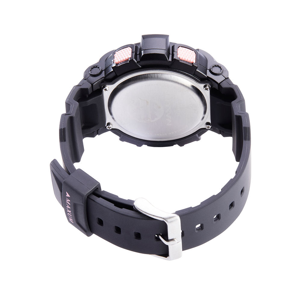 Spectre Black and Pink Analogue Digital Unisex Watch