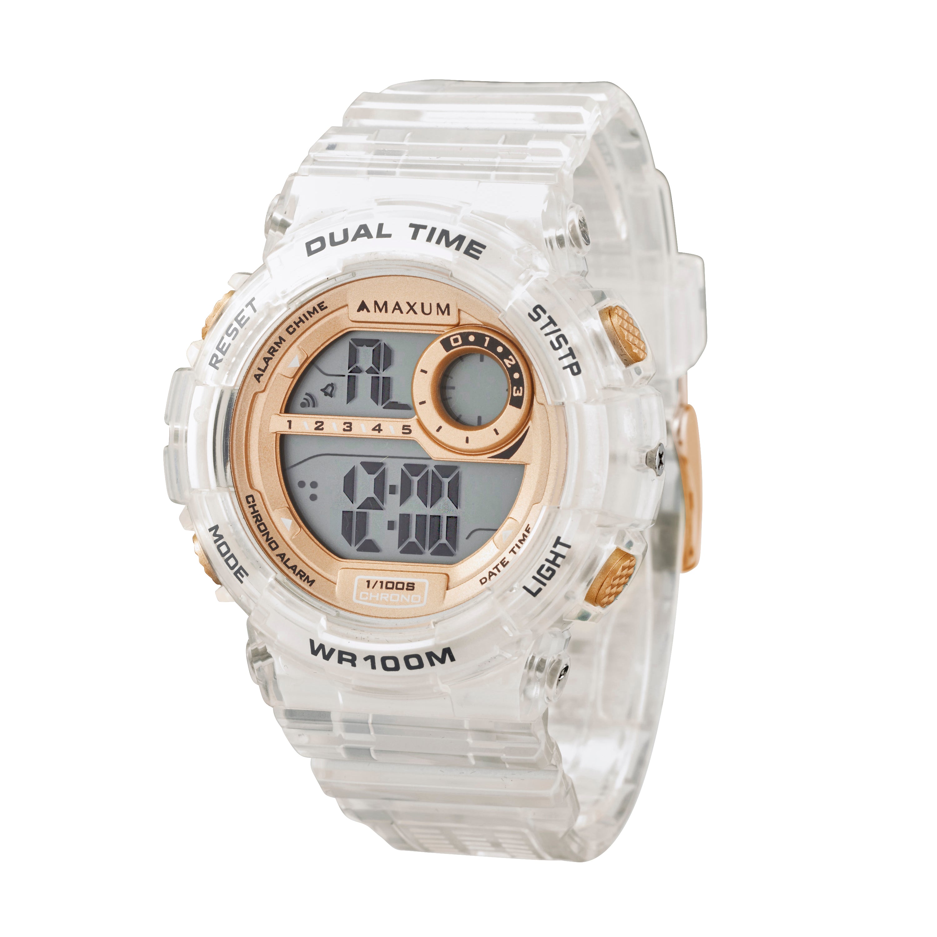 Endurance Opaque and Gold Digital Watch