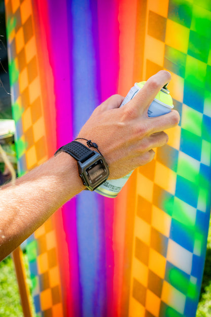 Raglan Digital Square Unisex Tide Watch– Gun Metal Case, Black Dial & Black Silicone Strap