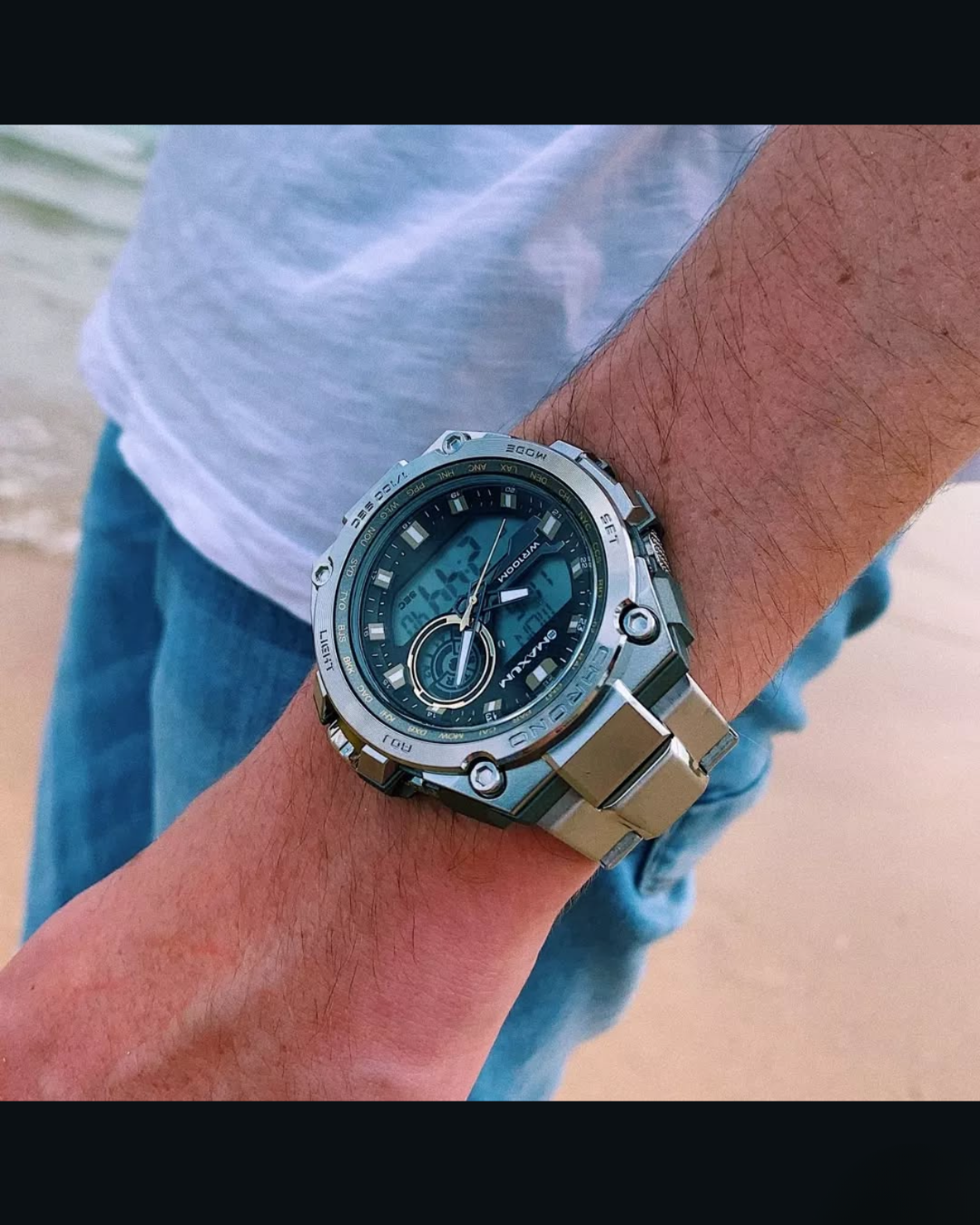 Bulk Stainless Steel Analogue and Digital Watch