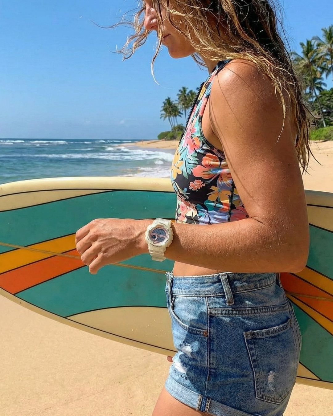 Endurance Opaque and Gold Digital Watch