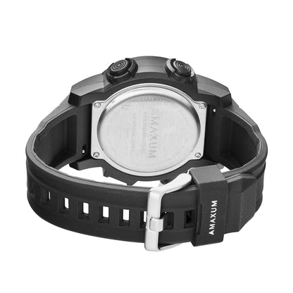 Maxum Basalt Black Digital Watch on a white background