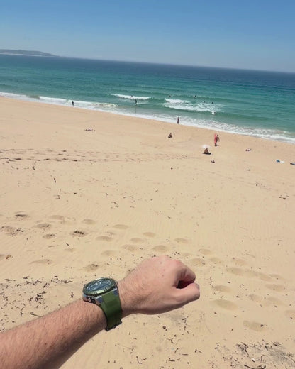 Maverick Green Analogue Digital Watch