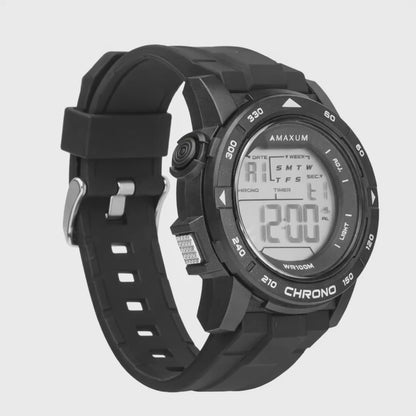 Basalt Black Digital Watch