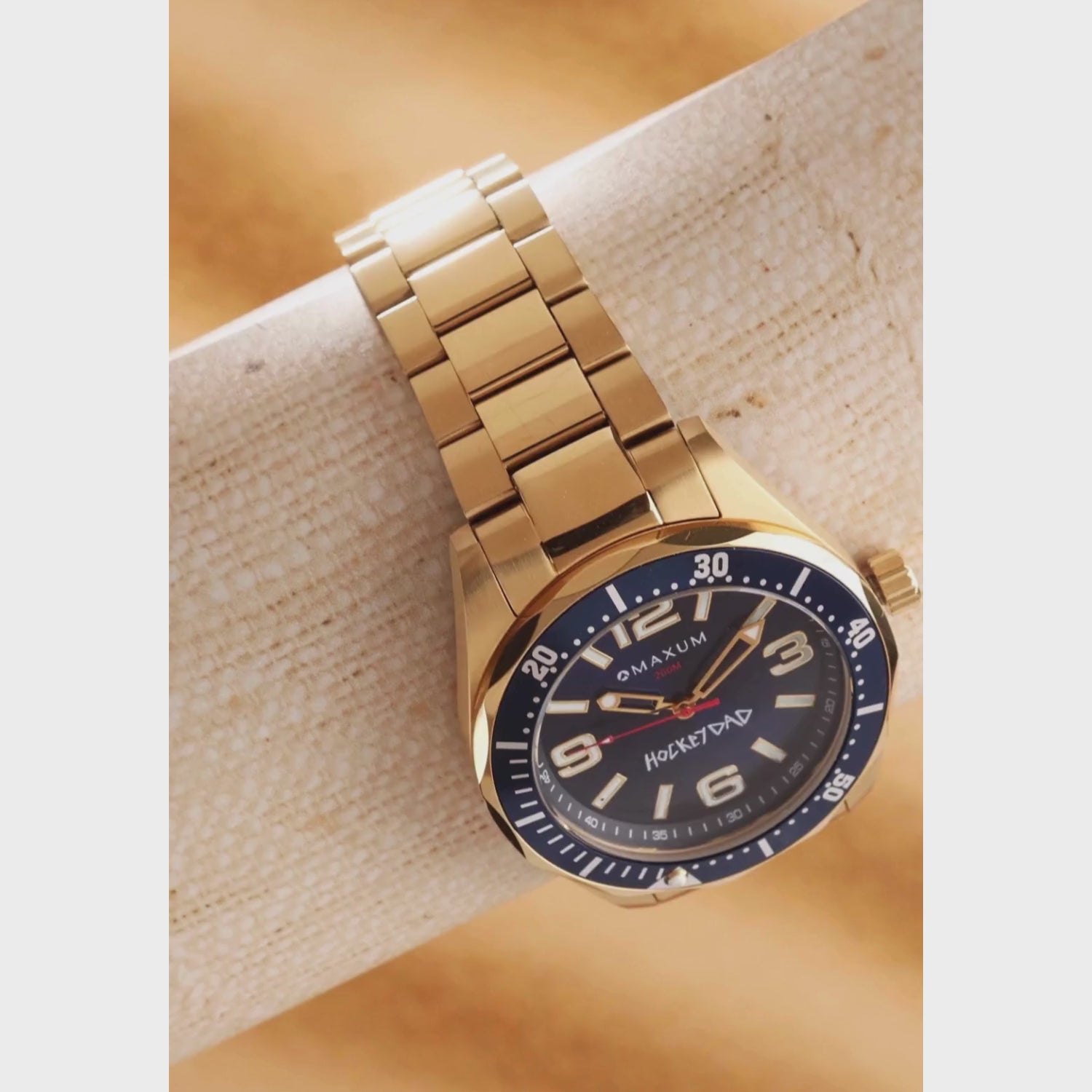Unhinged – Hockey Dad Limited Edition Gold Watch